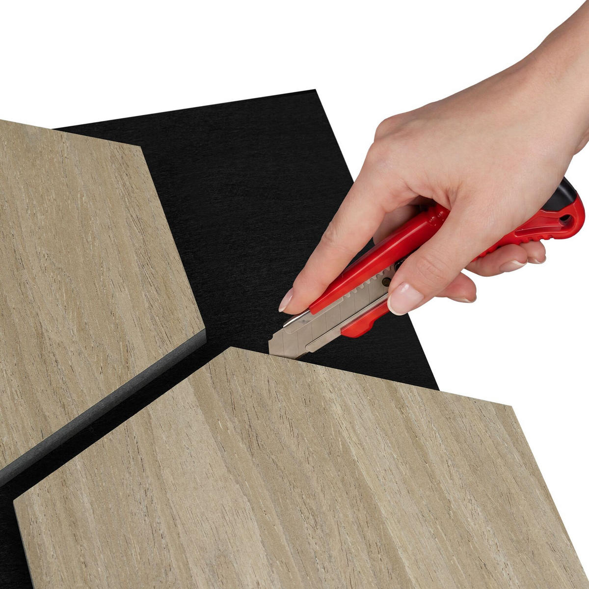 AKUSTIKPANEELE Sonic Shield, je 76 x 62 x 1,8 cm, Größe flexibel anpassbar, Eiche dunkel - Wildeiche, Holz (62/1.8/76cm) - tectake