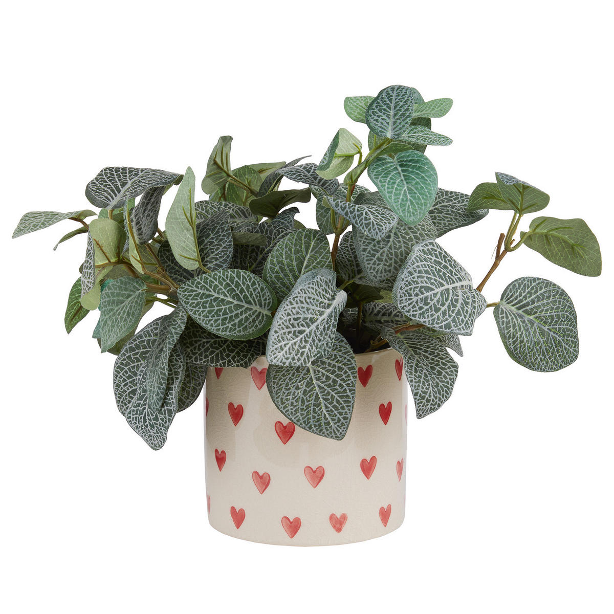 BLUMENTOPF Hearts & Flowers Ø 14cm - Creme, Keramik (13cm) - Butlers