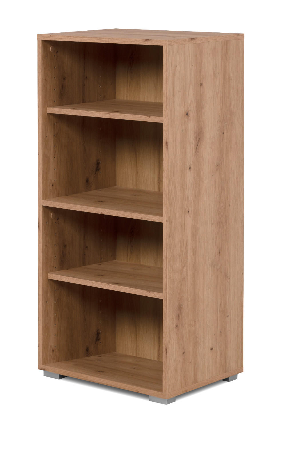 Furn.Design REGAL Eiche Artisan 46 x 97 cm, Standregal mit 4 variablen Fächern jetzt nur online ➤