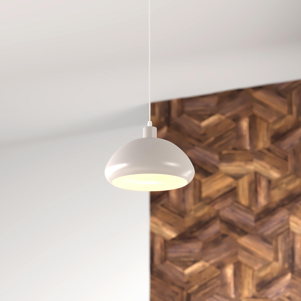 DECKENLAMPE Metall Savio Ø 27 cm - Beige, Metall (27.5/27.5/110cm) - Atmosphera Createur d´interieur