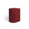 HOCKER Duna mit Stauraum - Dunkelrot, Holz (35/45/32.8cm) - Woodendot
