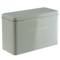 KNÄCKEBROTDOSE Tin Tin - Grau, Metall (9/13/21cm) - BUTLERS
