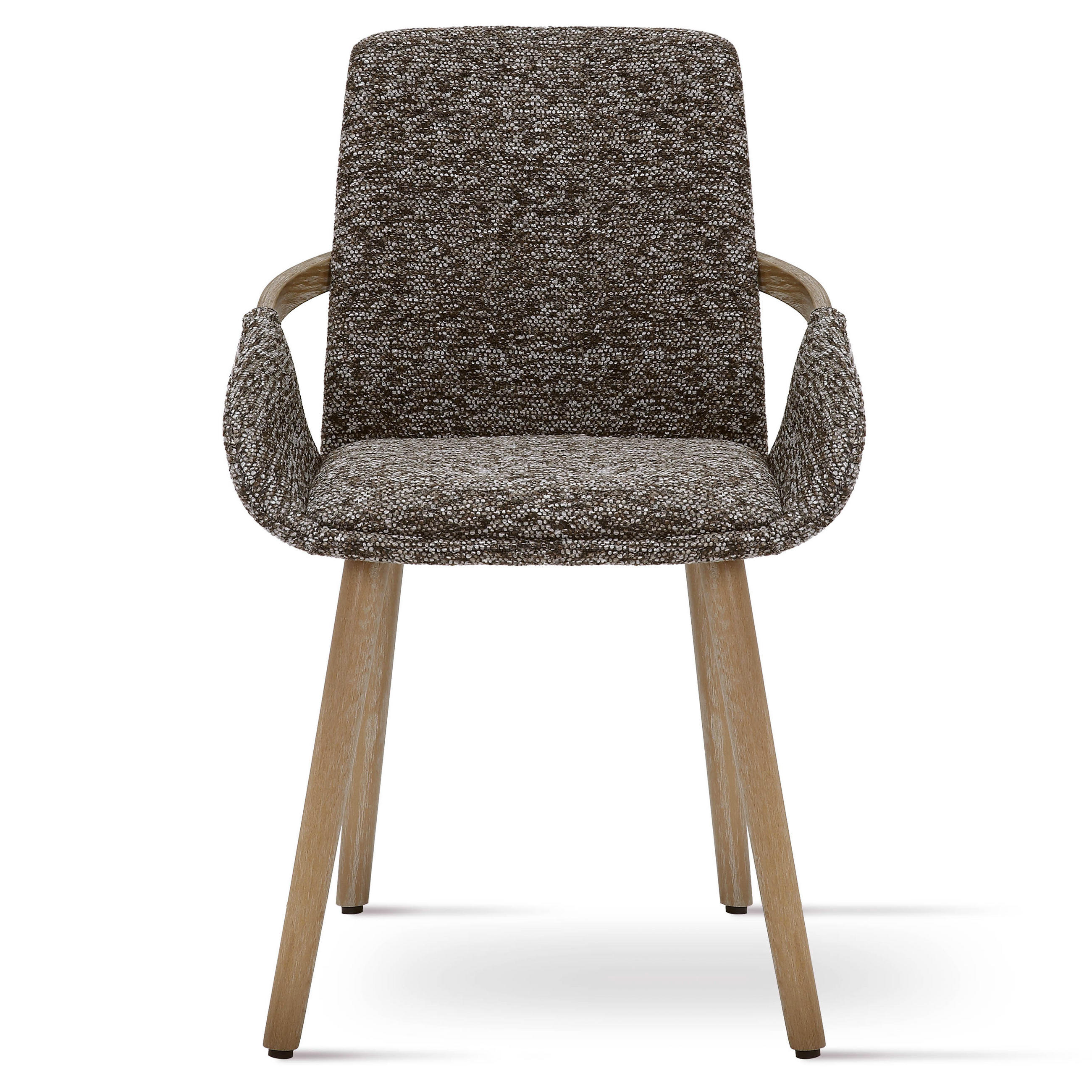 STUHL Massivholz 54 x 59 x 82 cm braun POLSTERSTÜHLE #02 - Braun, Holz (54/82/59cm) - Massivmoebel24
