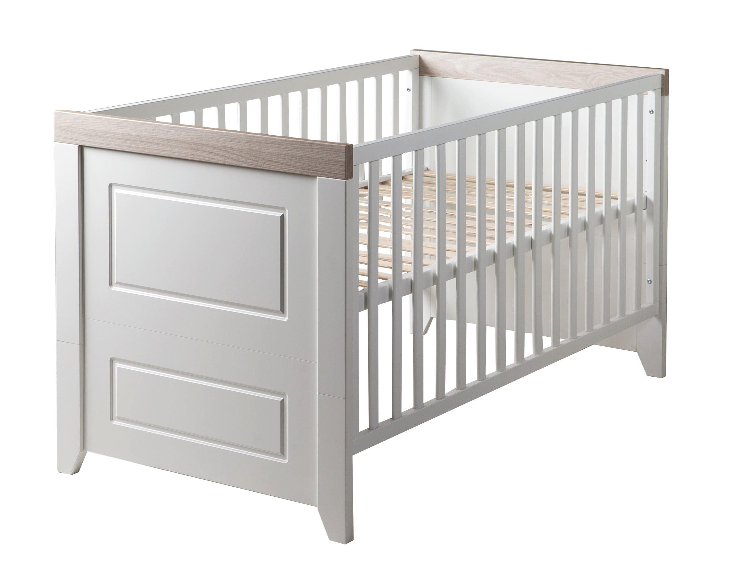 BABYBETT Felicia 70 x 140 cm - Weiß, Holzwerkstoff (70/140cm) - Roba