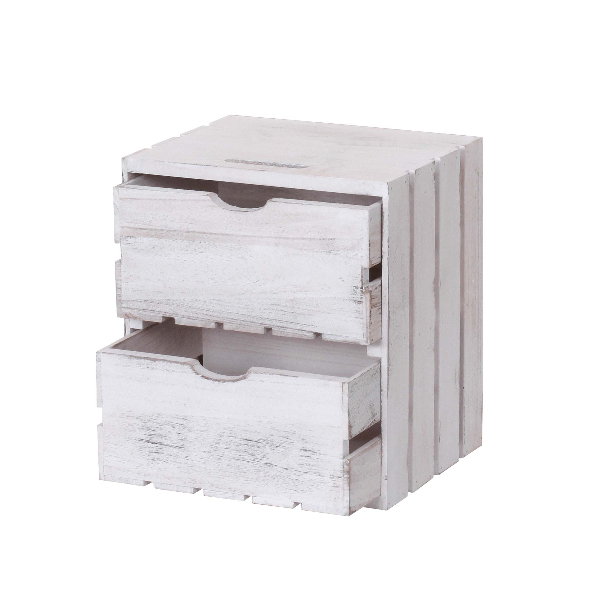 KOMMODE Weiß - Weiß, Holz (32/36/26cm) - MCW