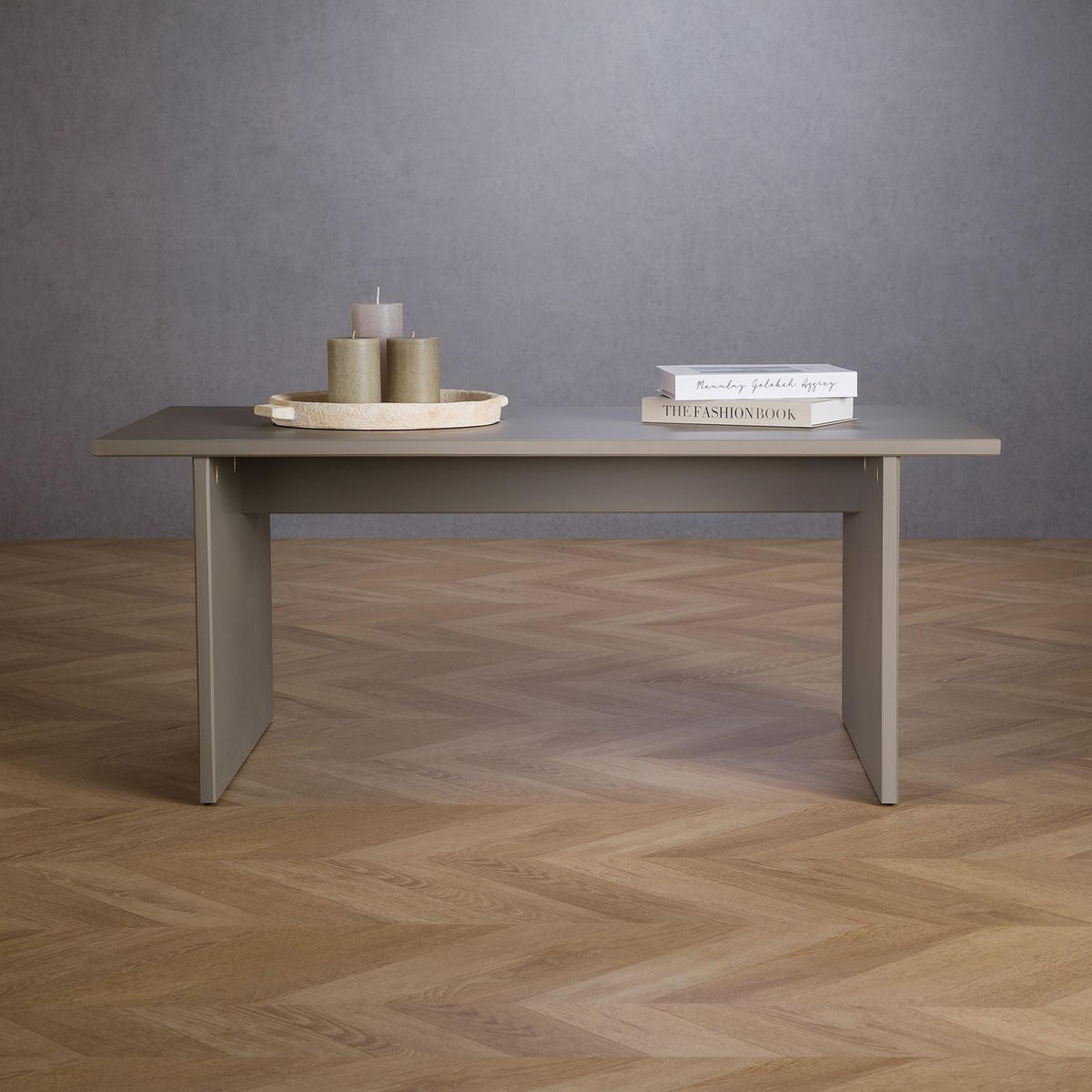 COUCHTISCH SALTO grau - Grau, Holz (60/110/45cm) - IDIMEX