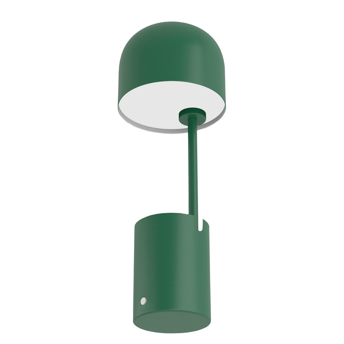 AKKU-TISCHLEUCHTE - Eisen / Kunststoff - Grün, Metall (13/13/37cm) - home24