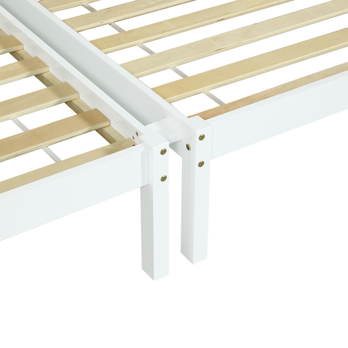 ETAGENBETT 90/200 cm Weiß - Weiß, Holz - Raumix