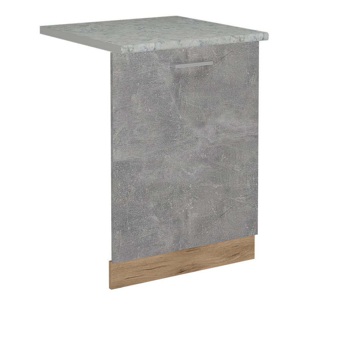 KRYT MYČKY NÁDOBÍ R-Line Beton - šedá/medově dubová, kompozitní dřevo (60/81.8/1.6cm) - Vicco