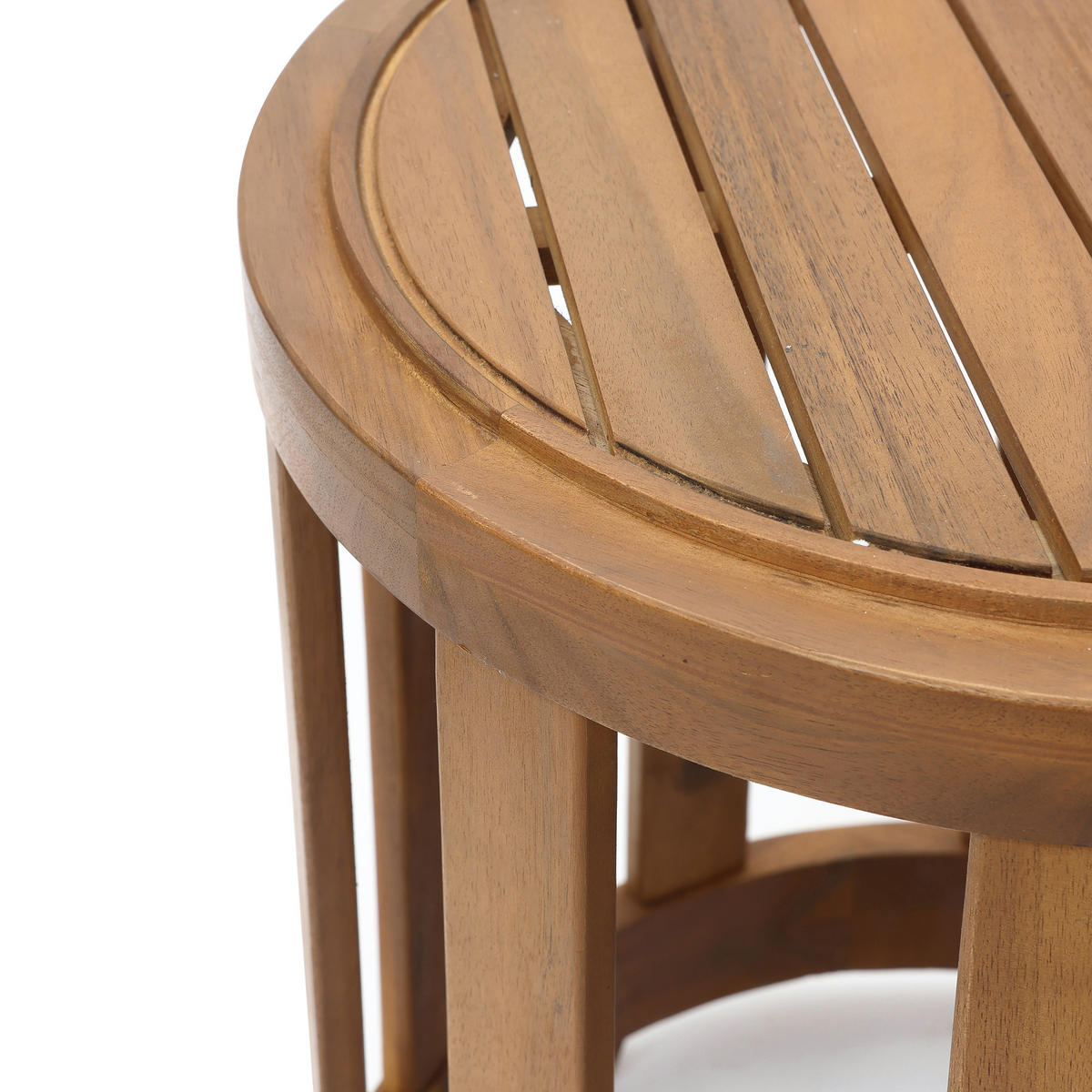 BEISTELLTISCH, Ø46 cm X H57 cm - Braun, Holz (46/46/57cm)
