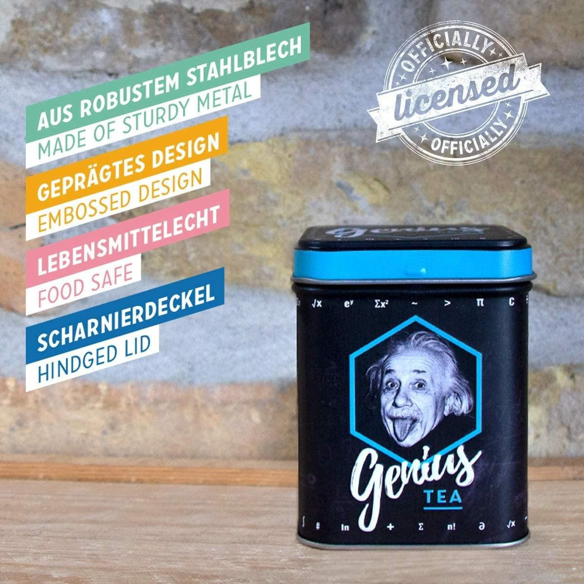 TEEDOSE Celebrities Einstein Genius Tea - Multicolor, Metall (1/9.5cm) - Nostalgic-Art