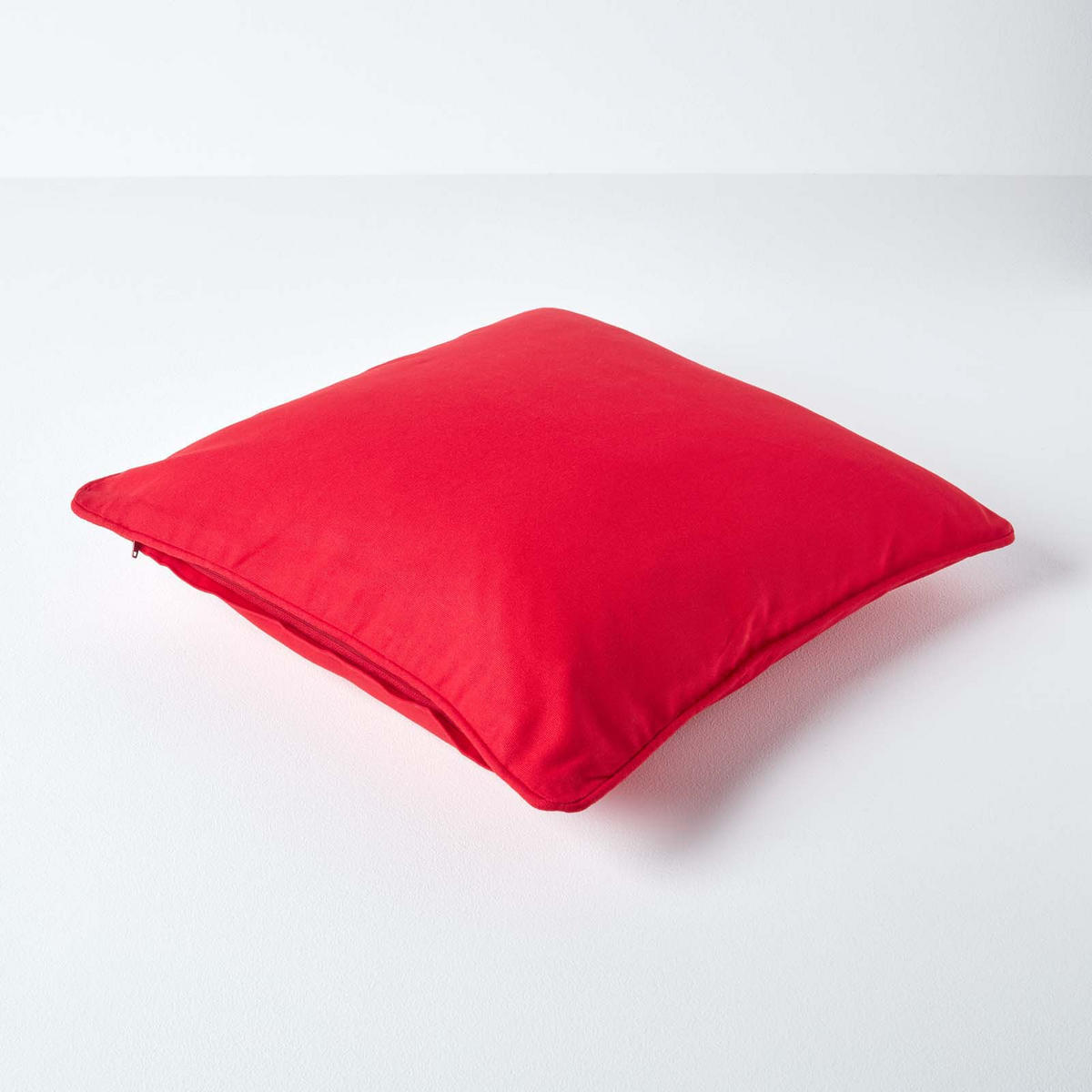 KISSENHÜLLE rot 30/30 cm, 100% Baumwolle - Rot, Textil (30/30cm) - Homescapes