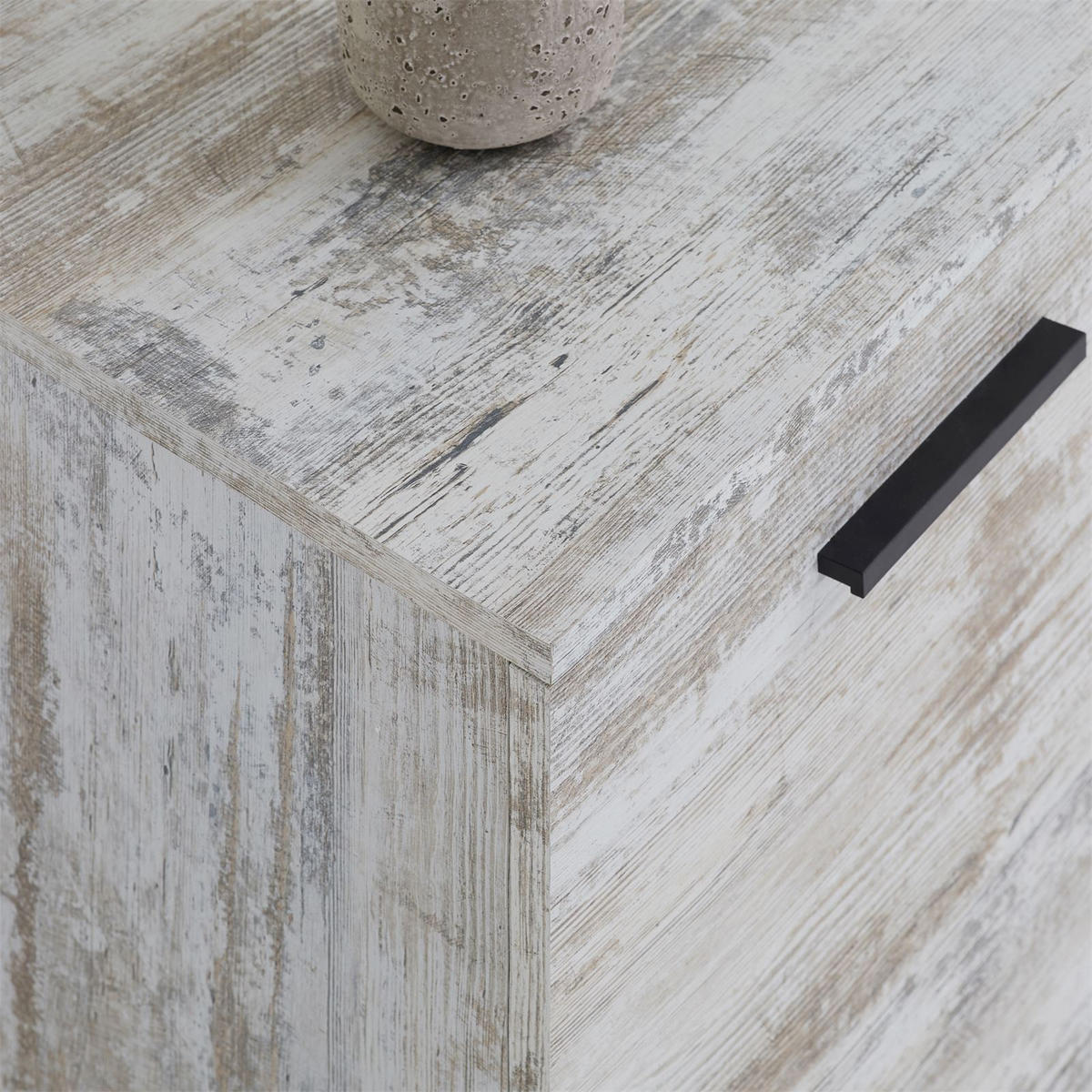 KOMMODE CHICAGO - Dunkelbraun, Holzwerkstoff (91/82/40cm) - CARO-Möbel
