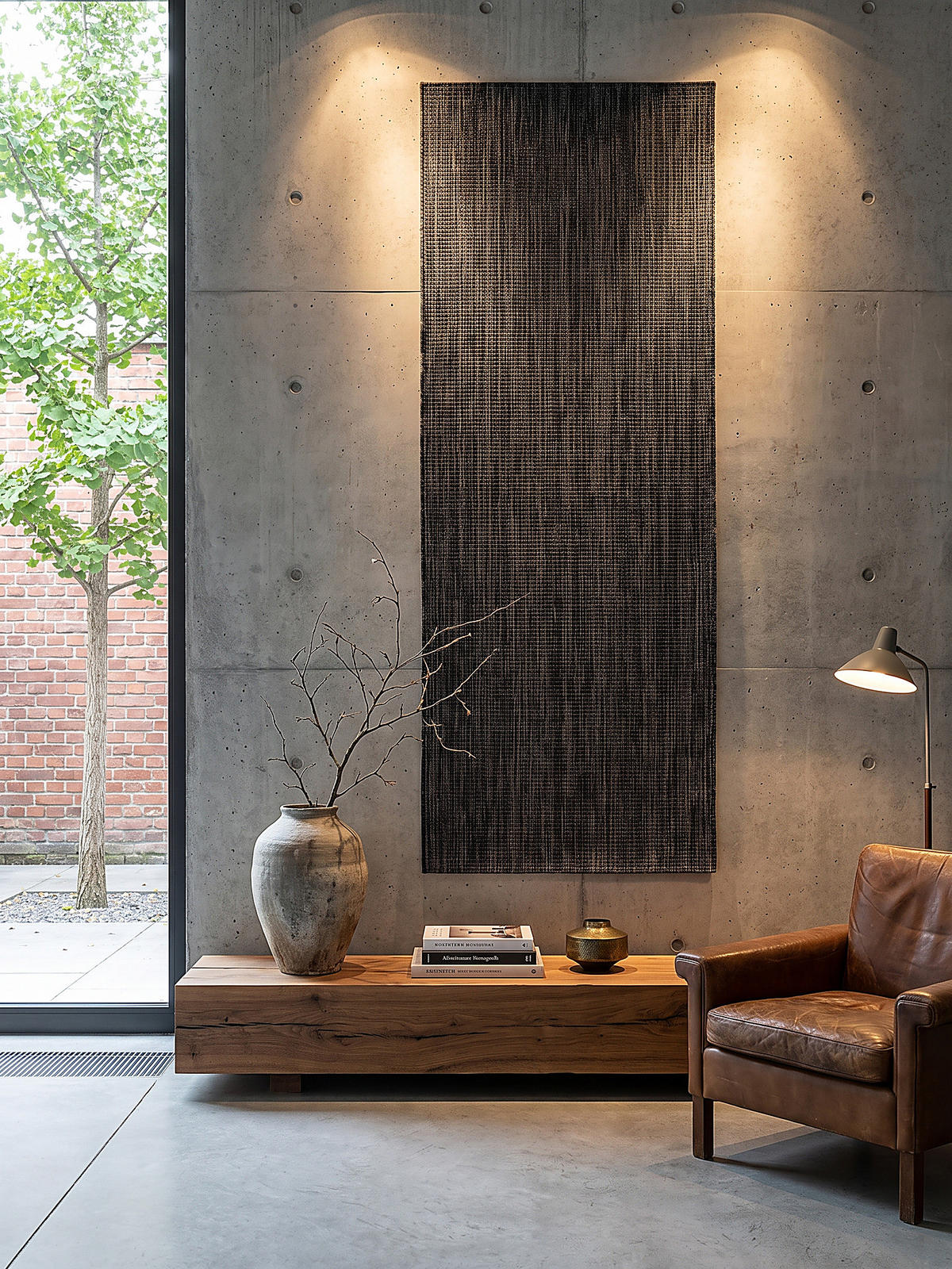 LÄUFER Outdoor, Fußbodenheizung-geeignet, VIGOLENO in Anthrazit, 80 x 150 cm - Anthrazit, Textil (80/150cm) - KADIMA DESIGN