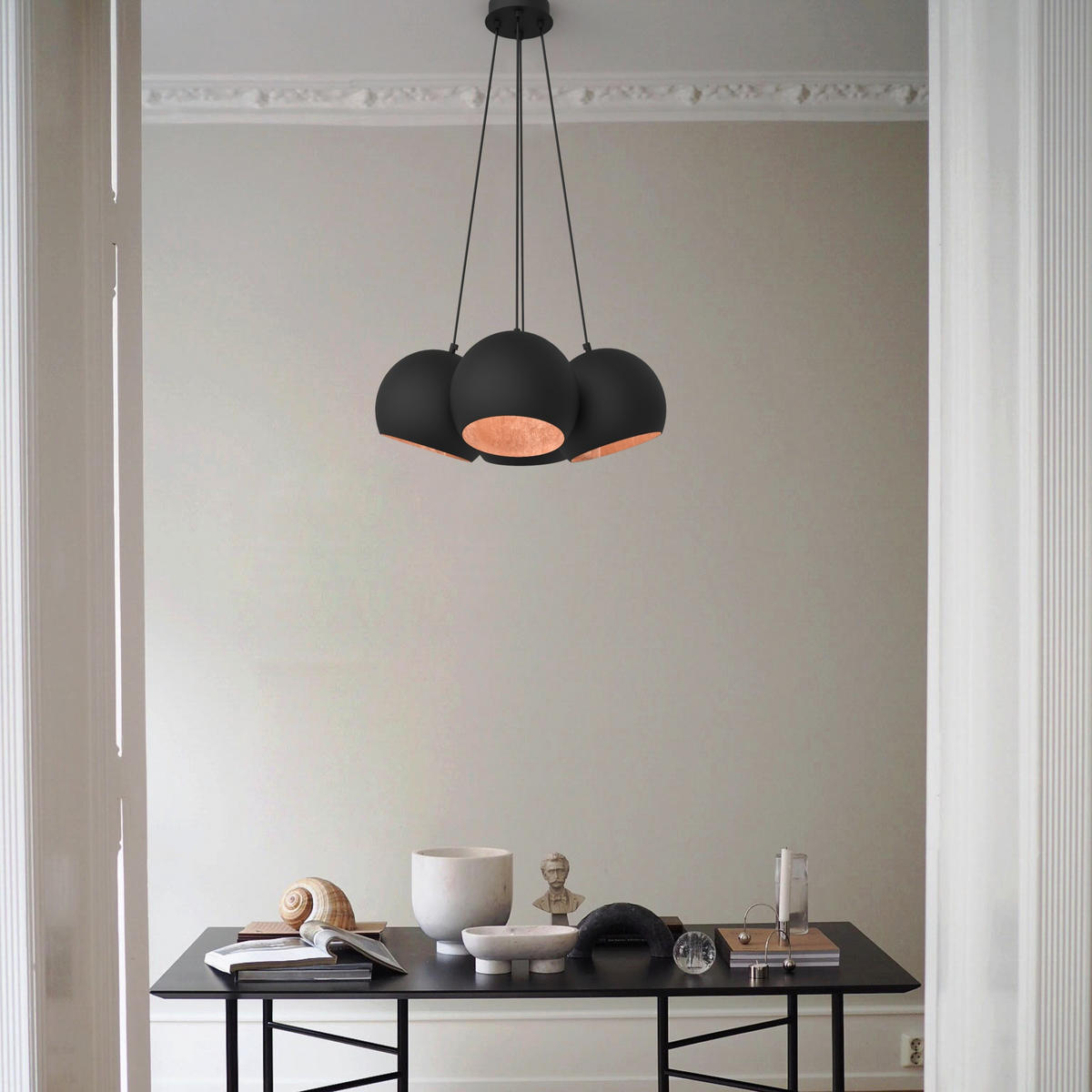 HÄNGELEUCHTE - Kupferfarben, Metall (25/25/20cm) - Lumicom