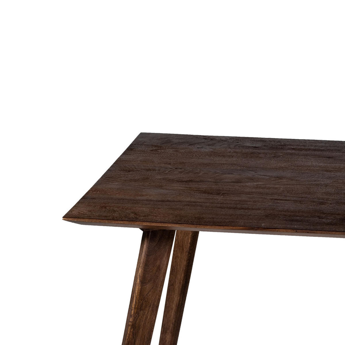 ESSTISCH aus Mangoholz 200cm, dunkelbraun - Dunkelbraun, Holz (200/90/76cm) - Giga Meubel