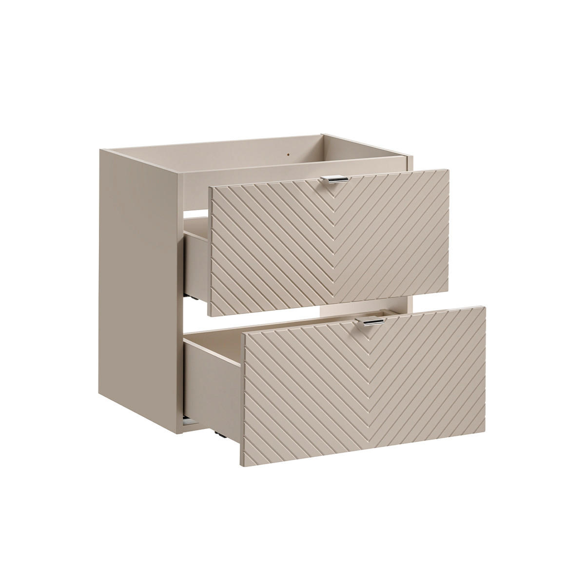 WASCHTISCHUNTERSCHRANK 60cm Manoa Kaschmir - Beige, Holzwerkstoff (60/57/40cm) - Petits-meubles