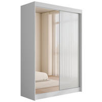 KLEIDERSCHRANK VESLI - 150 cm - Weiß - Weiß, Holzwerkstoff (150/215/61cm) - ALTDECOR