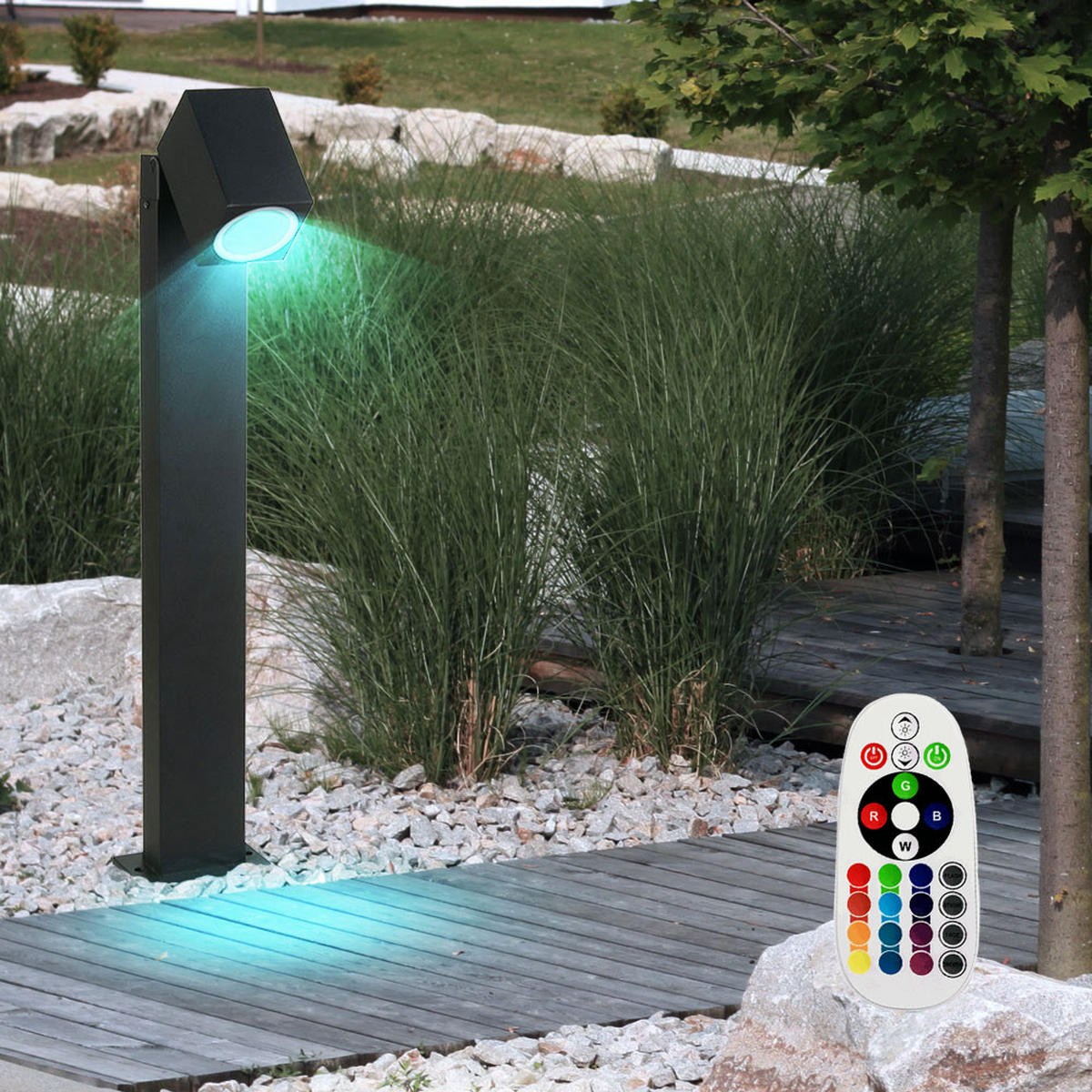 LED STEHLEUCHTE Schwarz Metall 2er Set - Schwarz, Metall (11.75/10.5/80cm)