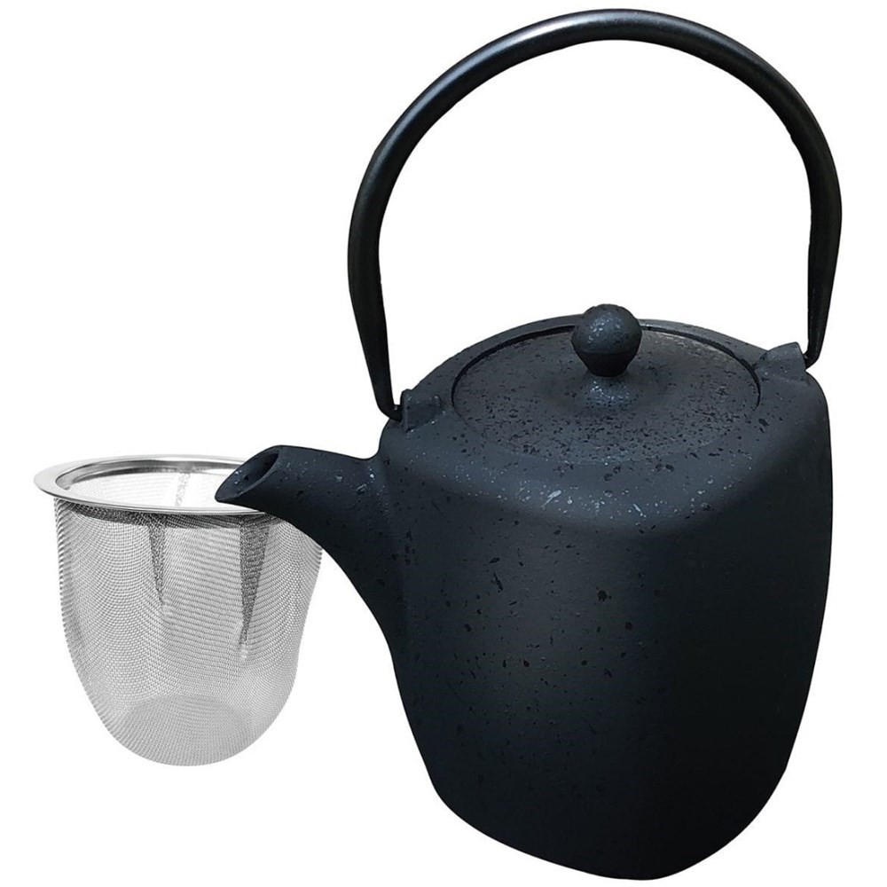 TEEKANNE Schwarz 12.5/12.5/22.5 cm KH1818 - Schwarz, Metall (0.9L) - Kinghoff 