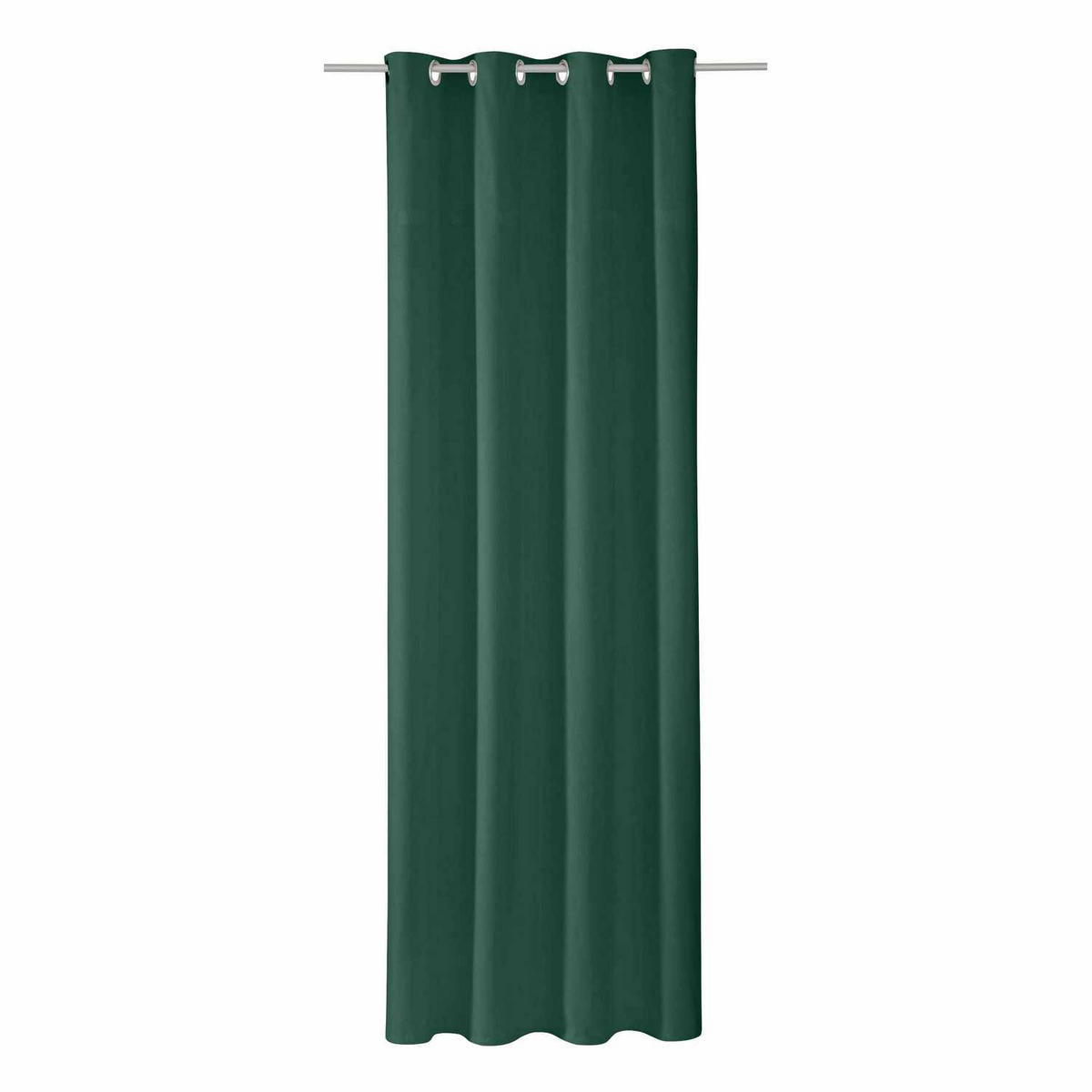 ÖSENVORHANG DOVE Blickdicht - Hellgrün, Textil (140/0.5/245cm) - Tom Tailor