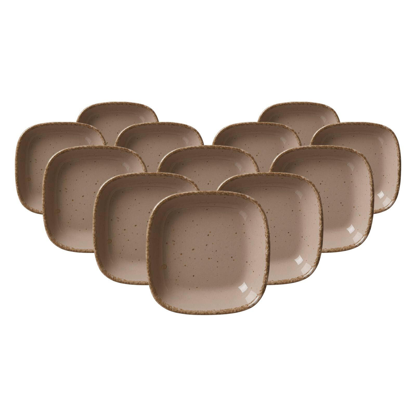 DIPSCHALEN Casa Grau ø 9 cm 12er Set - Grau, Keramik (9cm) - Ritzenhoff Breker