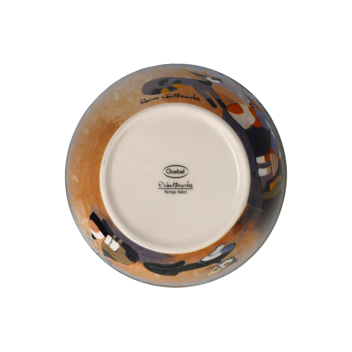 KÜNSTLERSCHALE Rosina Wachtmeister - Tempi felici, Fine Bone China, Bunt, 15 cm - Multicolor, Keramik (7cm) - Goebel