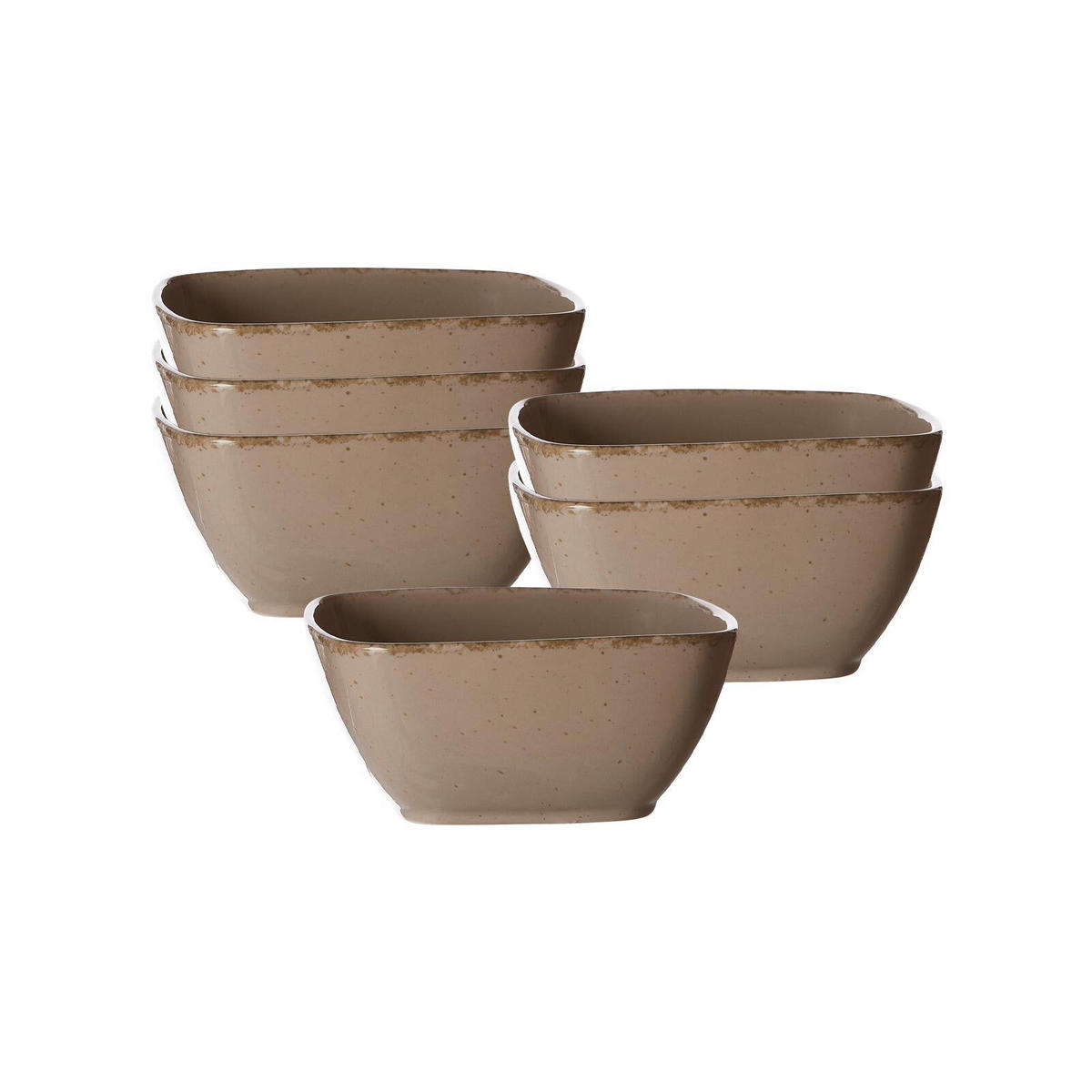 BEILAGENSCHALEN Casa Grau ø 14 cm 6er Set - Grau, Keramik (14cm) - Ritzenhoff Breker