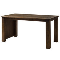 SCHREIBTISCH Mango 160x80x80 braun lackiert RAILWAY #4004 - Braun, Holz (80/160/80cm) - Massivmoebel24