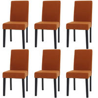 ESSZIMMERSTUHL Orange 6er-Set - Orange, Textil (42/90/50cm) - MCW