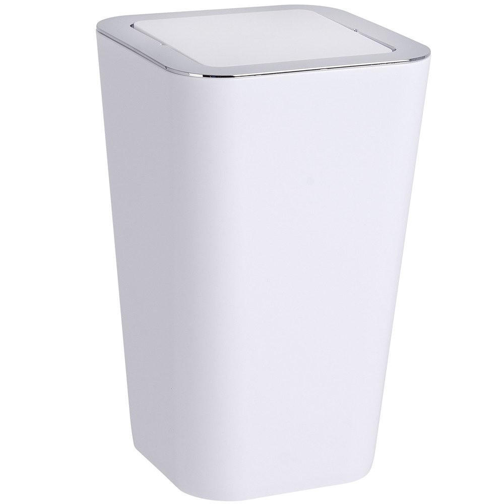 ABFALLBEHÄLTER Candy White 6 l 18/18/29 cm - Weiß, Kunststoff (18/29/18cm) - Wenko
