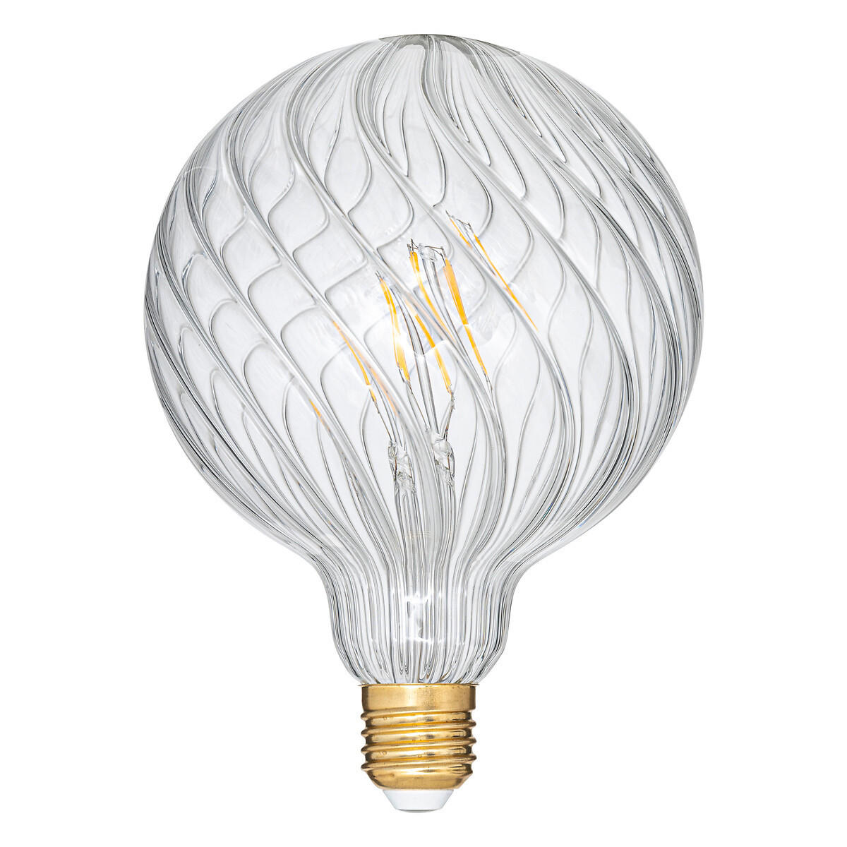 LED-GLÜHBIRNE G125 groß dekorativ - Transparent, Glas (12.5/12.5/17.3cm) - Atmosphera Createur d´interieur