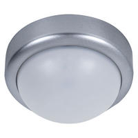 LED DECKENLEUCHTE Colette Metall Silber - Silberfarben, Metall (12/12/6cm) - Globo Lighting