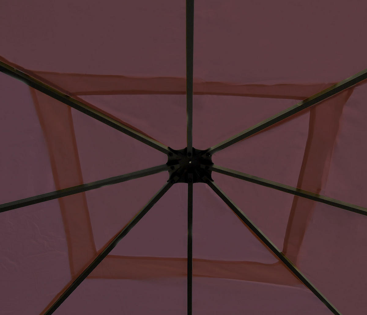 ERSATZBEZUG DACH FÜR PERGOLA CALPE Rot, Braun - Rot/Braun, Textil (380/1/380cm) - MCW