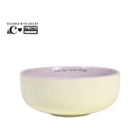 SCHALE Liebe die kleinen Dinge in Gelb - 14cm - Gelb, Keramik (15.5/6.7/15.5cm) - Blond Amsterdam