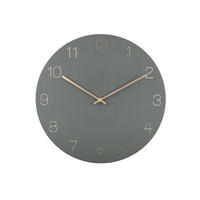 WANDUHR Charmn Ø40 cm - Grün, Metall (40/40/3.5cm) - Karlsson