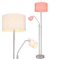 LED STEHLEUCHTE AVA Beige Metall - Beige, Metall (40/40/175cm) - Globo Lighting