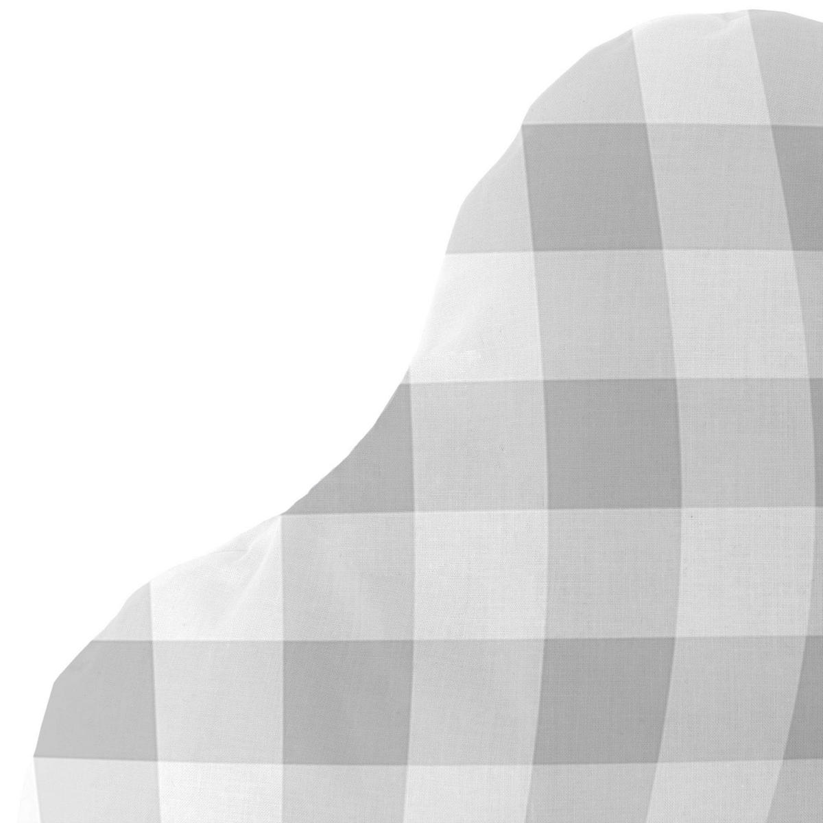 KISSEN vichy 60x40 cm grau - Grau, Textil (60/40cm) - Happy Friday