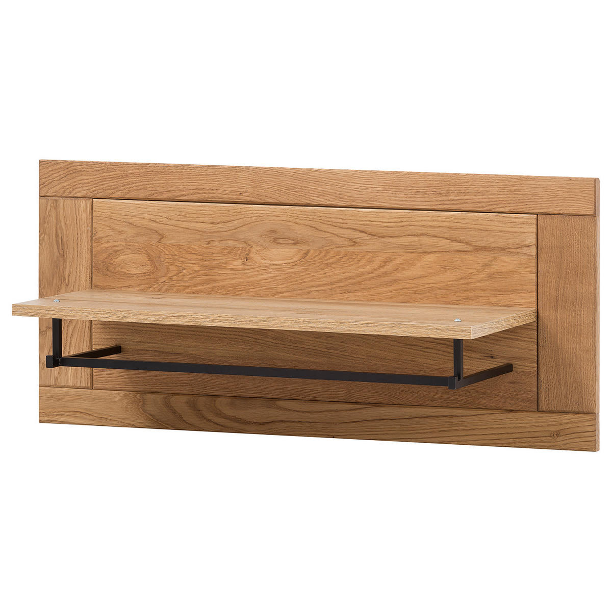 WANDGARDEROBE - Eiche teilmassiv - Eiche / Eiche Dekor - Braun, Holz/Holzwerkstoff (80/36/28cm) - home24