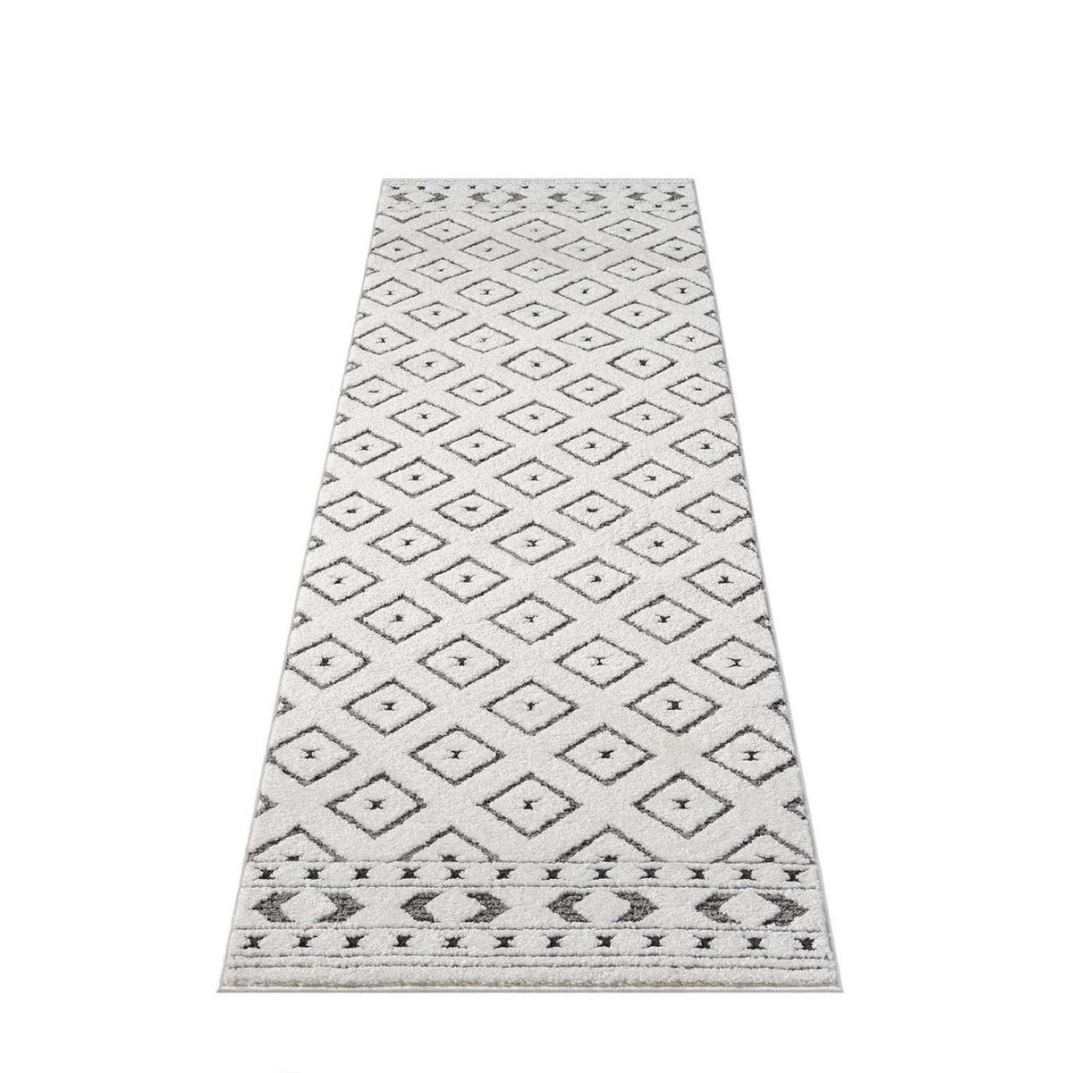 KURZFLOR-TEPPICH Lounge 9999 Grau 80x300 cm - Grau, Textil (80/300cm) - carpet city