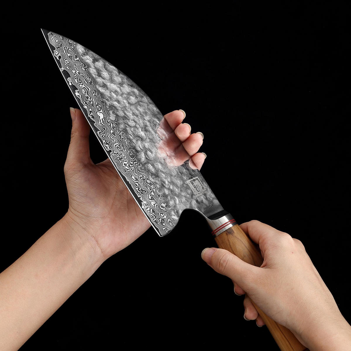 KOCHMESSER CHAI DAO 20 cm - Braun, Holz/Metall (34cm) - Zayiko