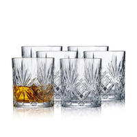 WHISKYGLAS Melodia 6er Set, Kristallglas, Klar, 310 ml - Transparent, Glas (0.31L) - Lyngby Glas
