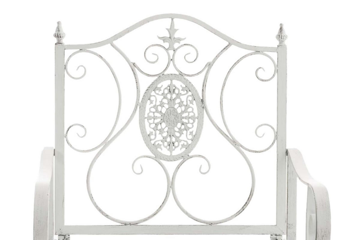 GARTENSTÜHLE Puncho - 2er Set antik weiß - Weiß, Metall (62/94/53cm) - TPFGarden