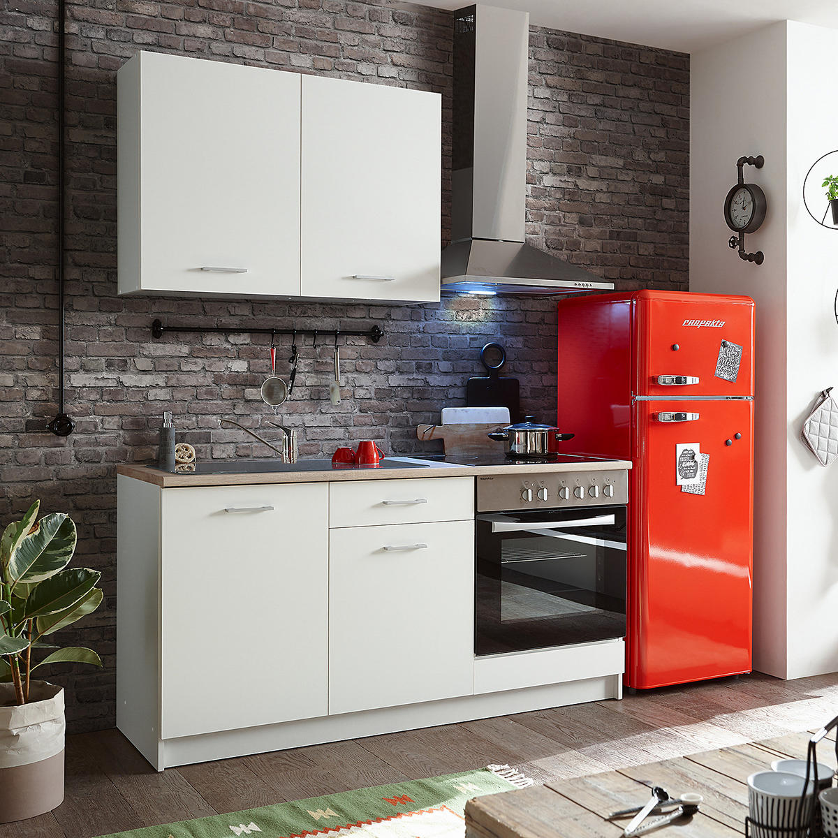 HÄNGESCHRANK - Weiß, Holzwerkstoff (100/72/31cm) - home24