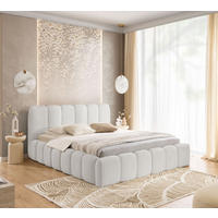 POLSTERBETT MIA Bettkasten Lattenrost 120x200 Hellgrau - Hellgrau, Holz (120/200cm) - Furnistar