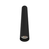 DECKENLEUCHTE Rond - Schwarz, Metall (6/6/40cm) - Lumicom