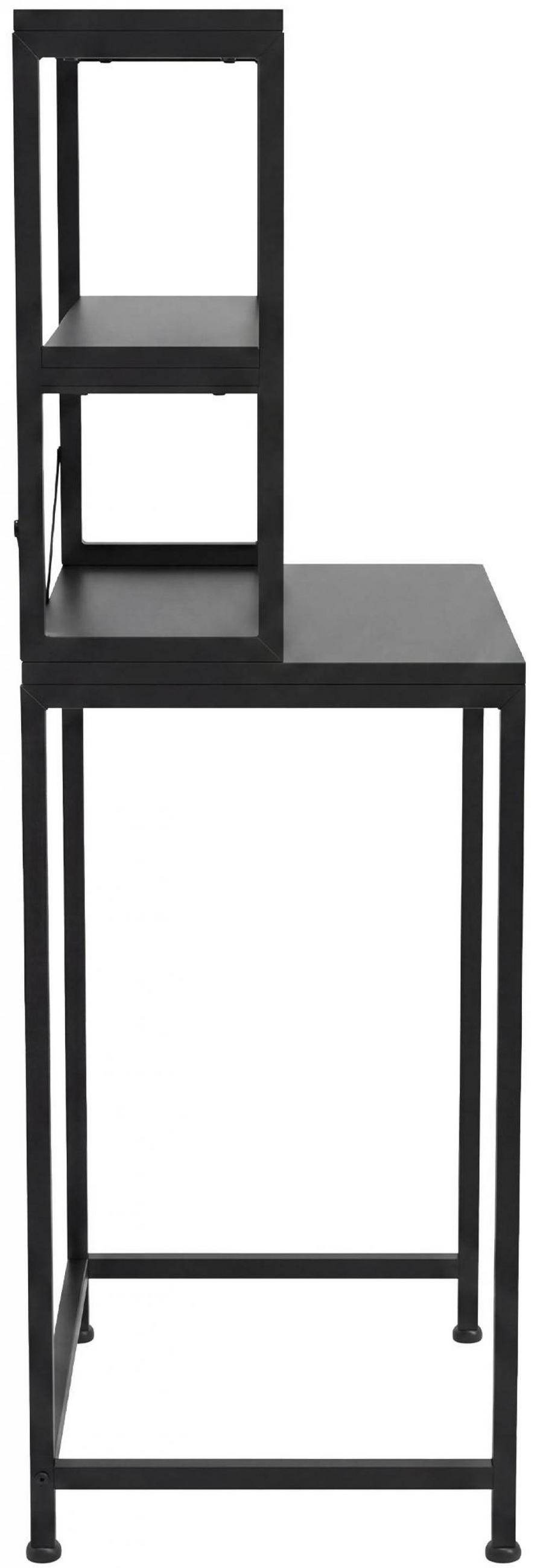 WASCHMASCHINENVERBAU Metall Schwarz - Schwarz, Metall (68/155/50cm) - CLP