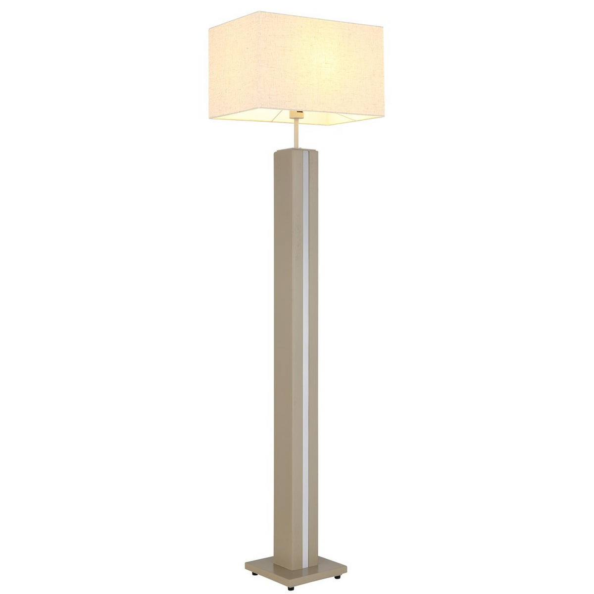 LED STEHLEUCHTE FOREST MDF matt, Sand, Touchdimmer - Bernsteinfarben, Metall (40/27/150cm) - Nowa