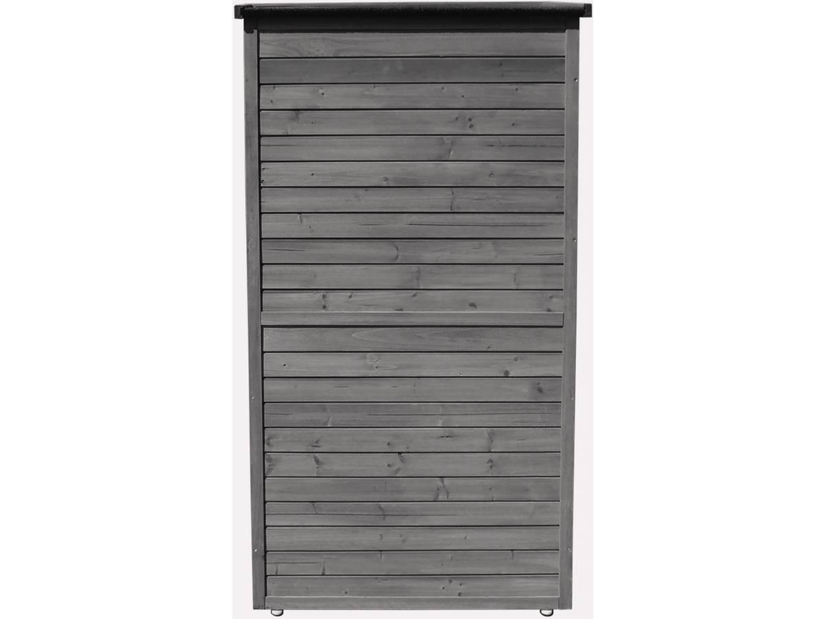 GARTENSCHRANK - GARTENTRUHE space Anthrazit - Grau, Holz (46/160/87cm) - Habitat Garten