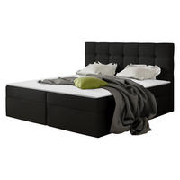 BOXBETT Nele - Schwarz, Holz/Holzwerkstoff (160/200cm) - MIRJAN24